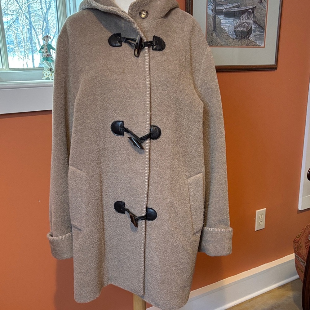 Cinzia Rocca baby llama hooded coat